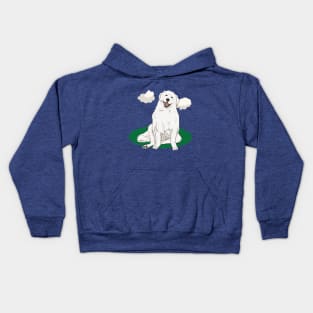 Cheerful Sheepdog Kids Hoodie